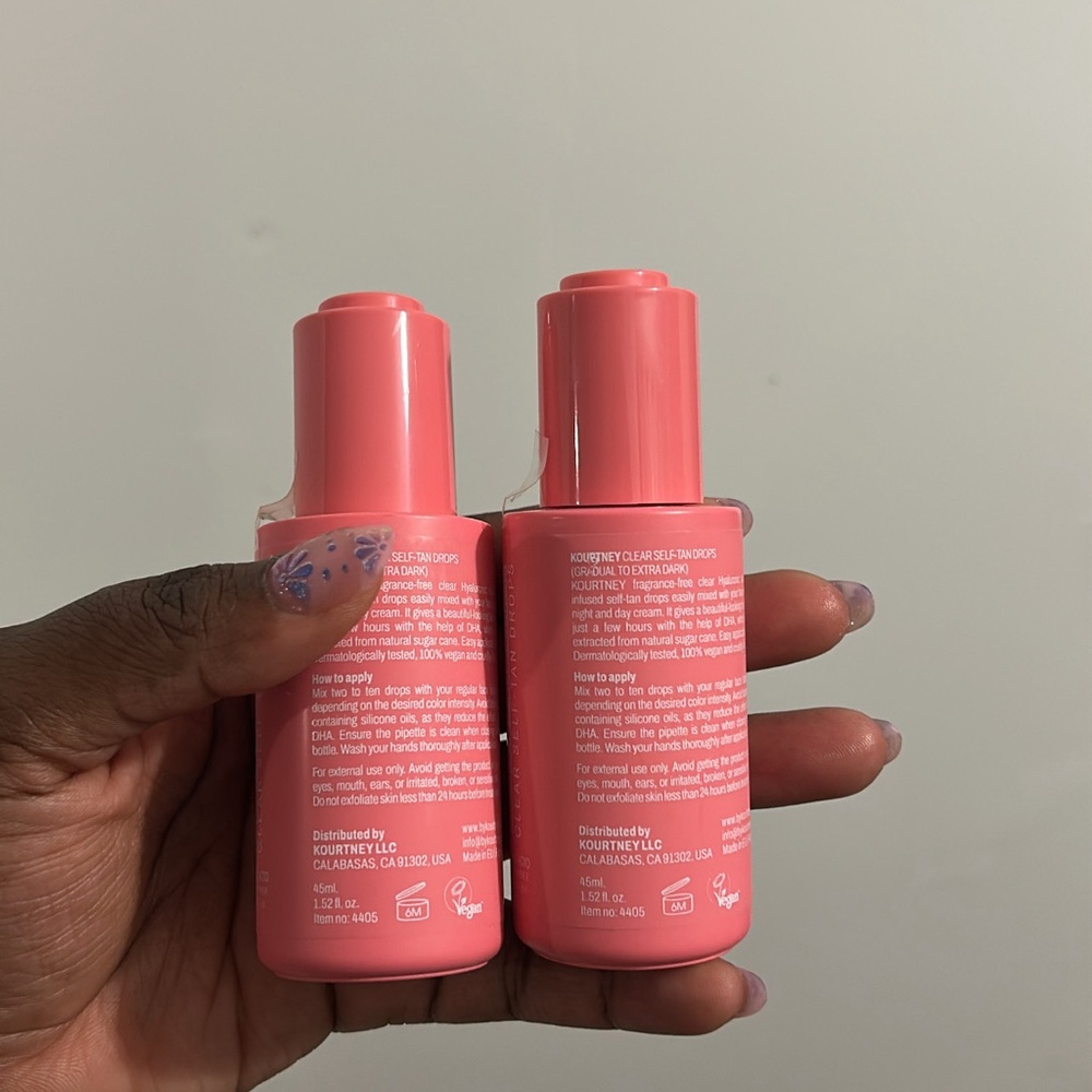 Kourtney Kellar Self-Tan Drops (2-Pack) - Hyaluronic Acid Infused ☀️ - Picture 4 of 5